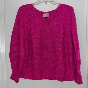 Ladies Deep Pink Sweater by Universal Thread, Large